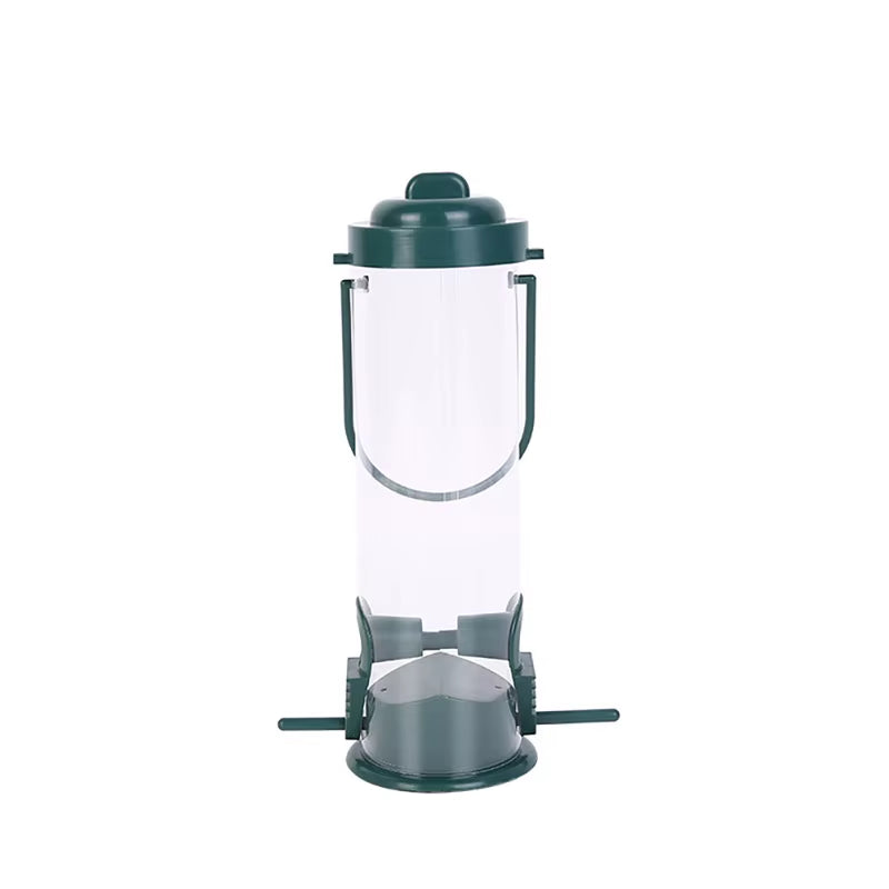 Pet Bird Feeder Food Dispenser Outdoor Hanging Multiple Holes Bird Feeder Small Bird Automatic Foot Feeding Tool Bird Supplies