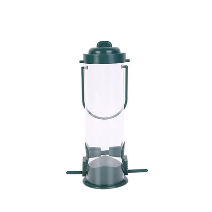 Pet Bird Feeder Food Dispenser Outdoor Hanging Multiple Holes Bird Feeder Small Bird Automatic Foot Feeding Tool Bird Supplies